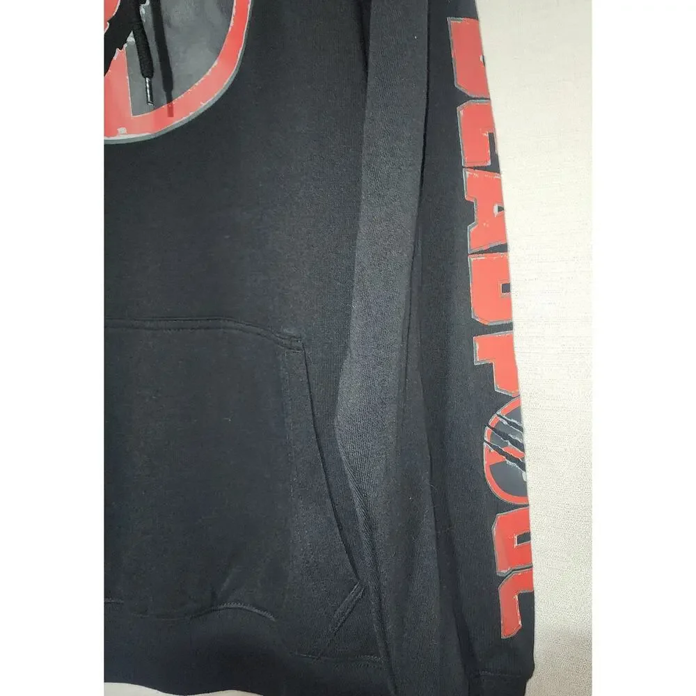 Deadpool and wolverine men's black hoodie Size small